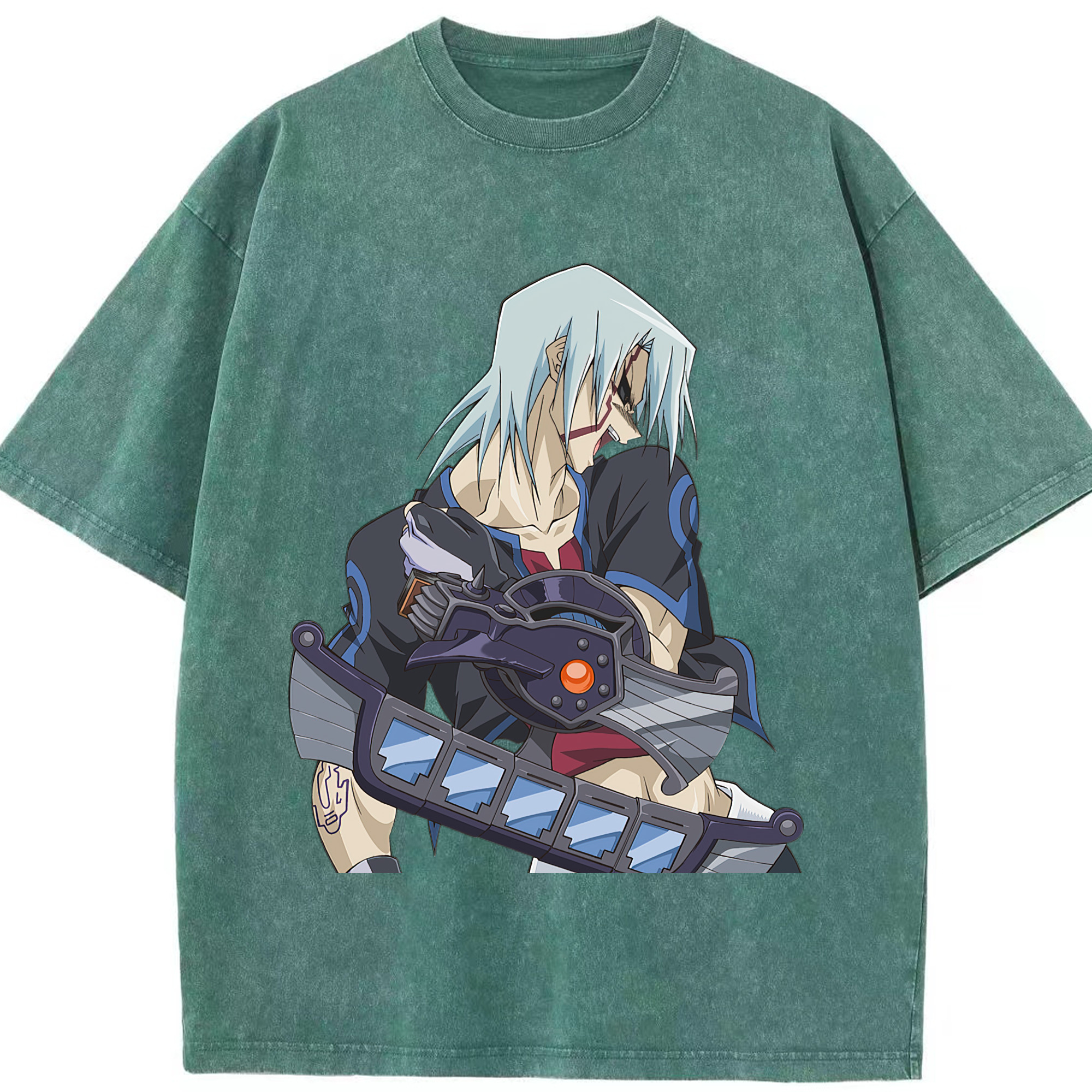 （画像用） 遊☆戯☆王 Yu-Gi-Oh! 綿100% ヴィンテージ風 半袖Tシャツ（フロントプリント）